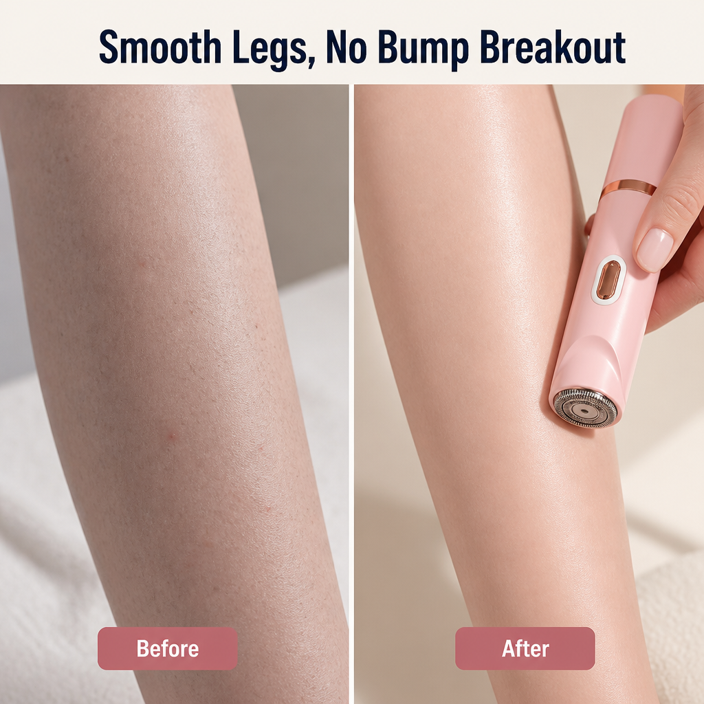 SilkLuxe™ — Experience the Joy of Baby-Soft, Bump-Free Skin Every Time You Shave
