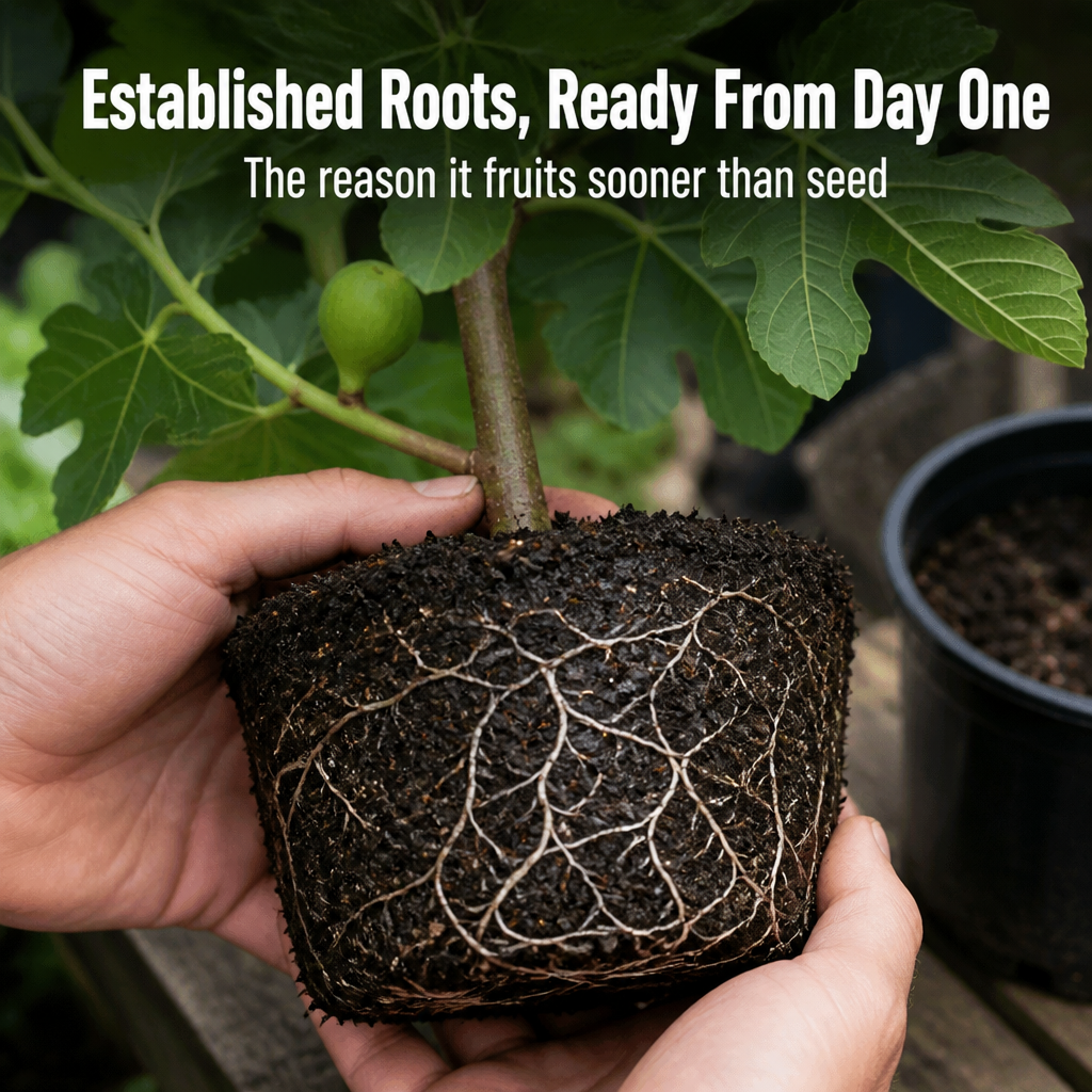 HarvestHaven™ — Plant a Rooted Fig Tree That Fruits for Years | Ships Ready to Grow