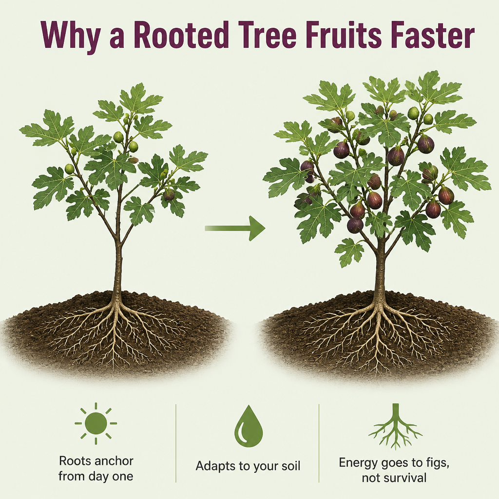 HarvestHaven™ — Plant a Rooted Fig Tree That Fruits for Years | Ships Ready to Grow
