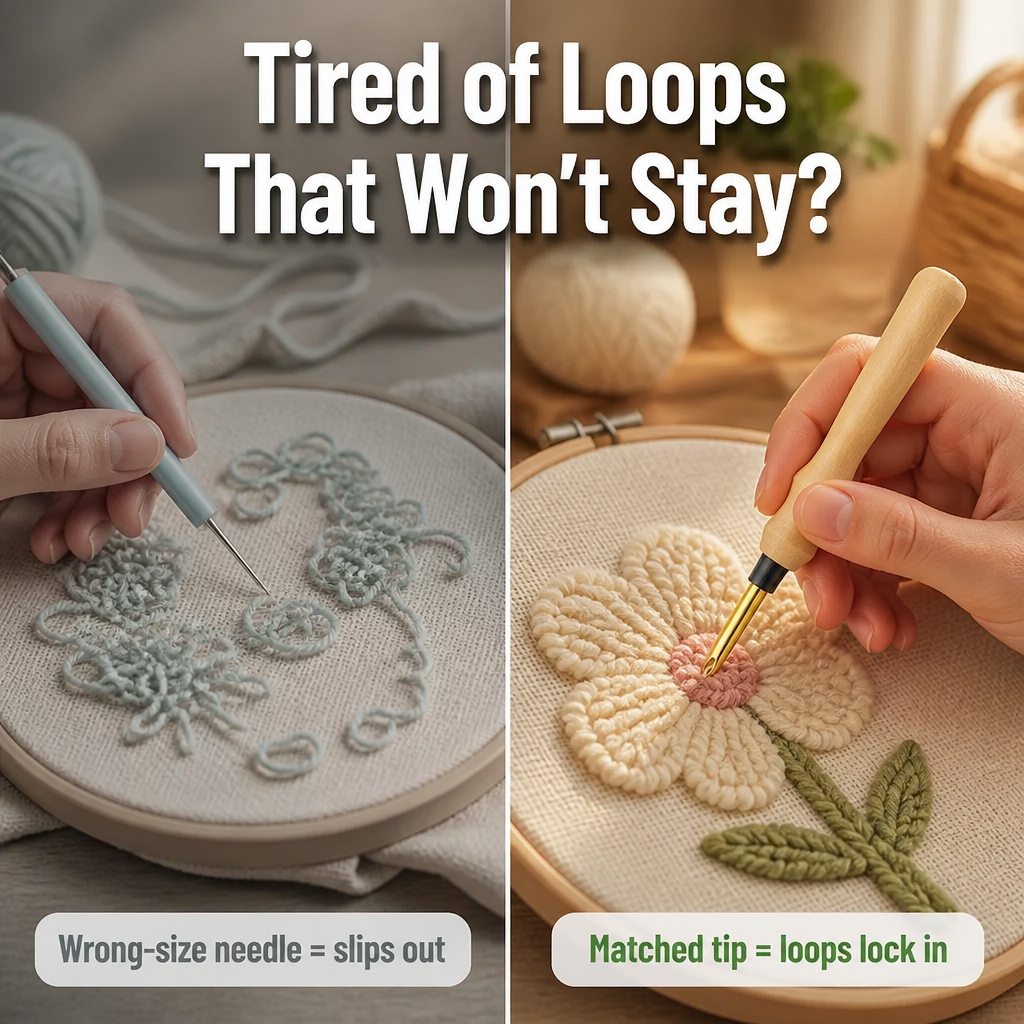 StitchVibe™ — Punch Loops That Lock In Tight on Any Fabric, Even for Beginners