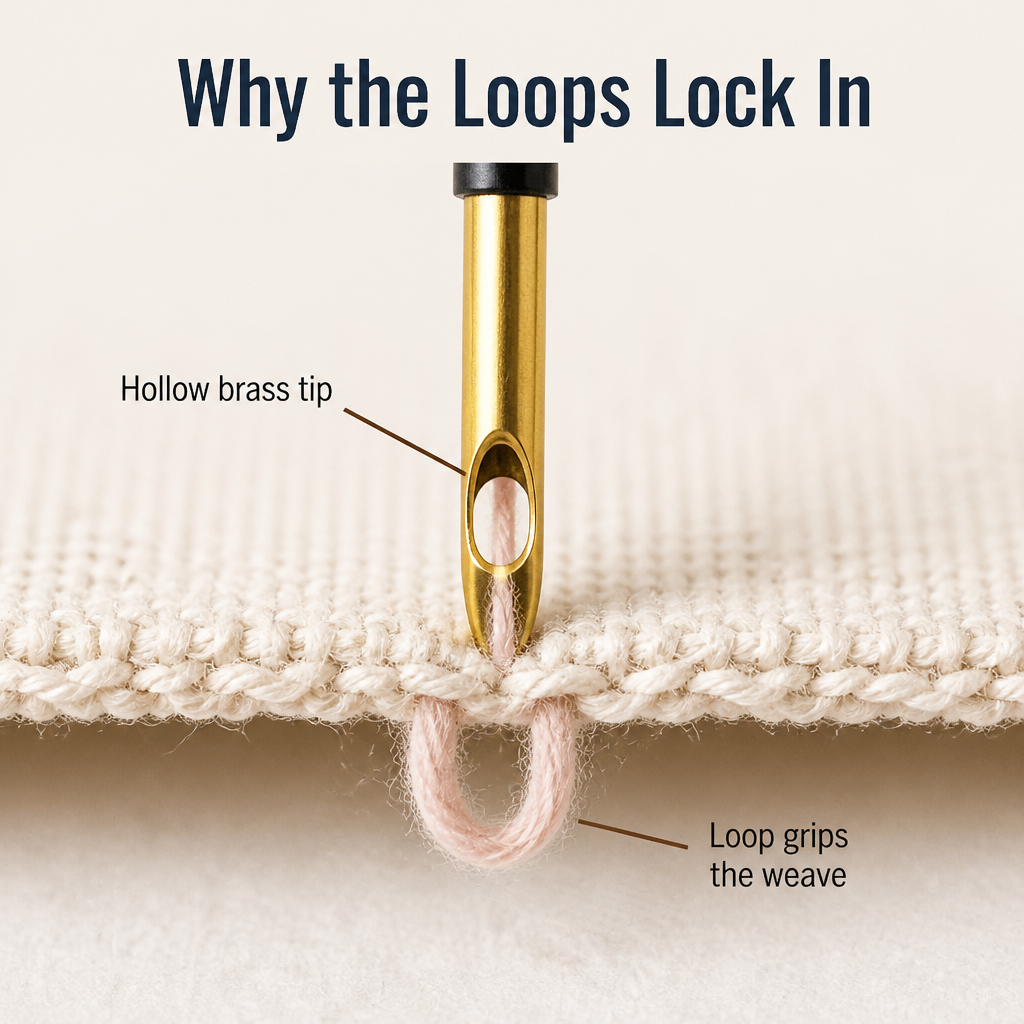 StitchVibe™ — Punch Loops That Lock In Tight on Any Fabric, Even for Beginners