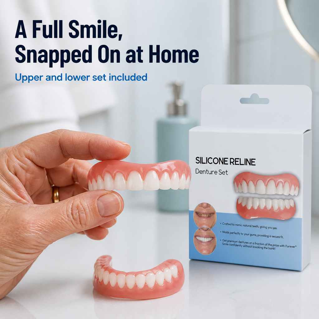 MirraFit™ — Snap On a Full, Natural-Looking Smile in Under 5 Minutes | Mold-to-Fit at Home