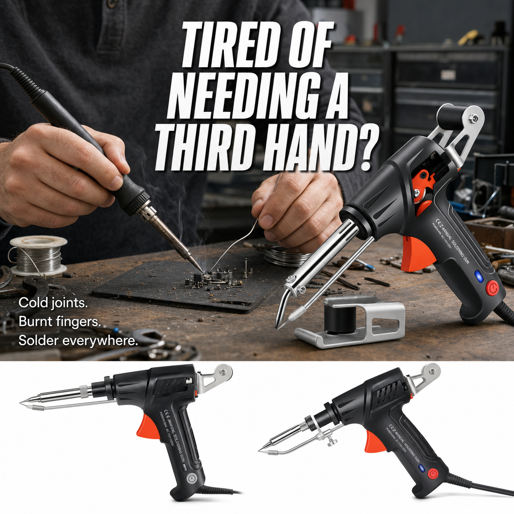 VoltEdge™ — Feed, Heat & Solder One-Handed in Under 20 Seconds