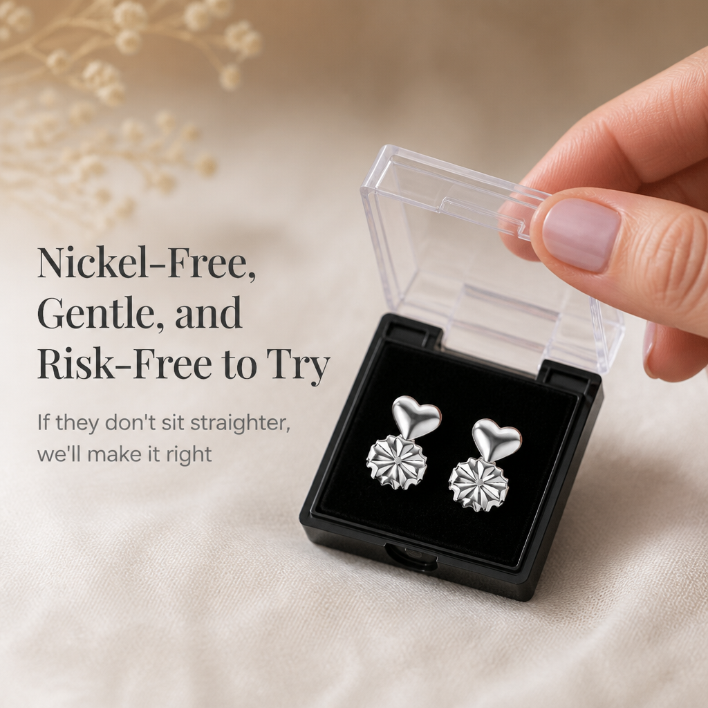 ElevAura™ — Lift Droopy Earrings Upright And Look Years Younger