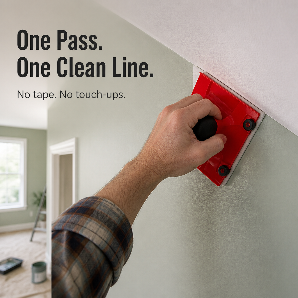 SharpEdgePro™ — Paint Crisp Wall Edges in One Pass, No Tape Needed