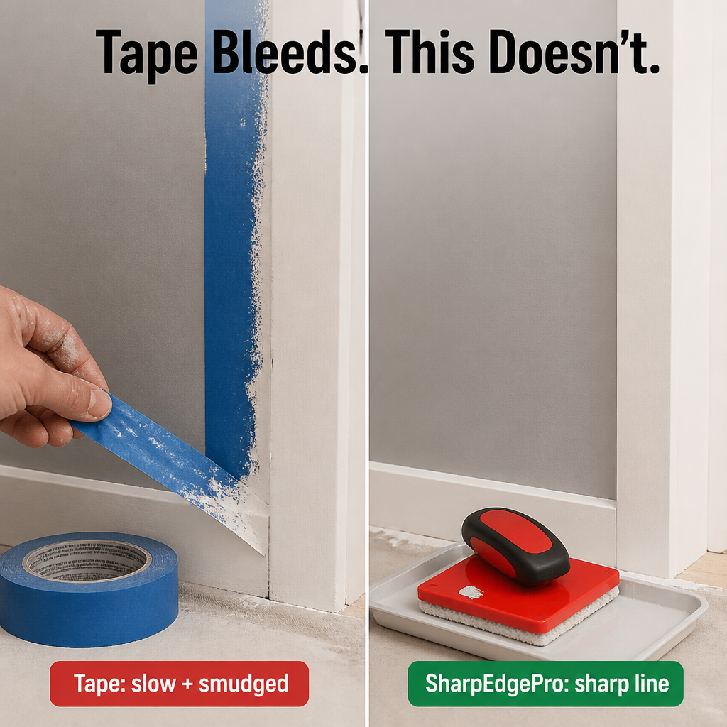 SharpEdgePro™ — Paint Crisp Wall Edges in One Pass, No Tape Needed