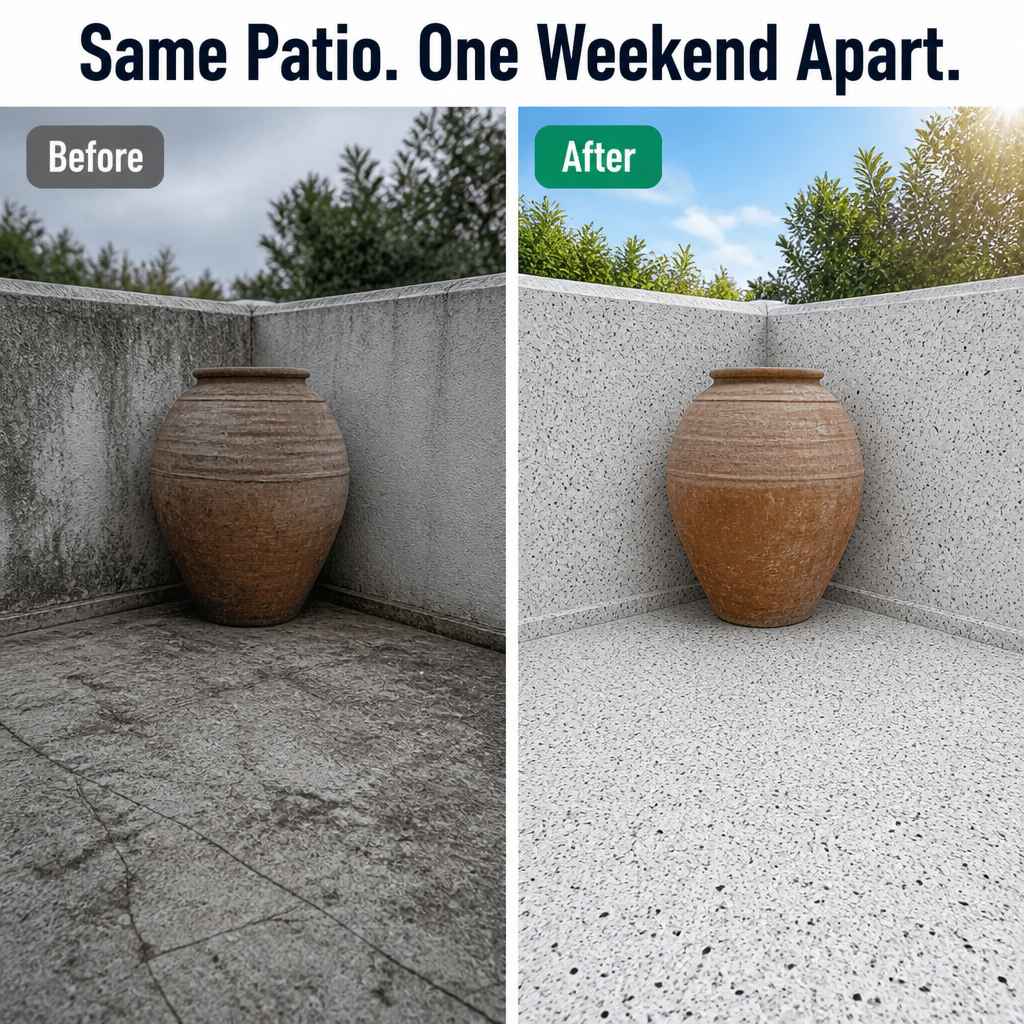 StoneGuard™ — Roll On Real Terrazzo Stone & Waterproof Any Surface in One Weekend