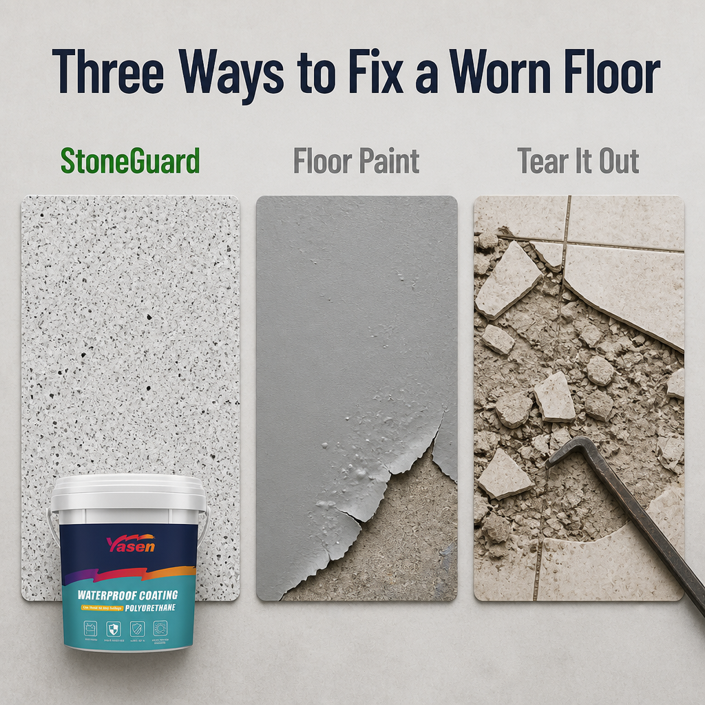 StoneGuard™ — Roll On Real Terrazzo Stone & Waterproof Any Surface in One Weekend