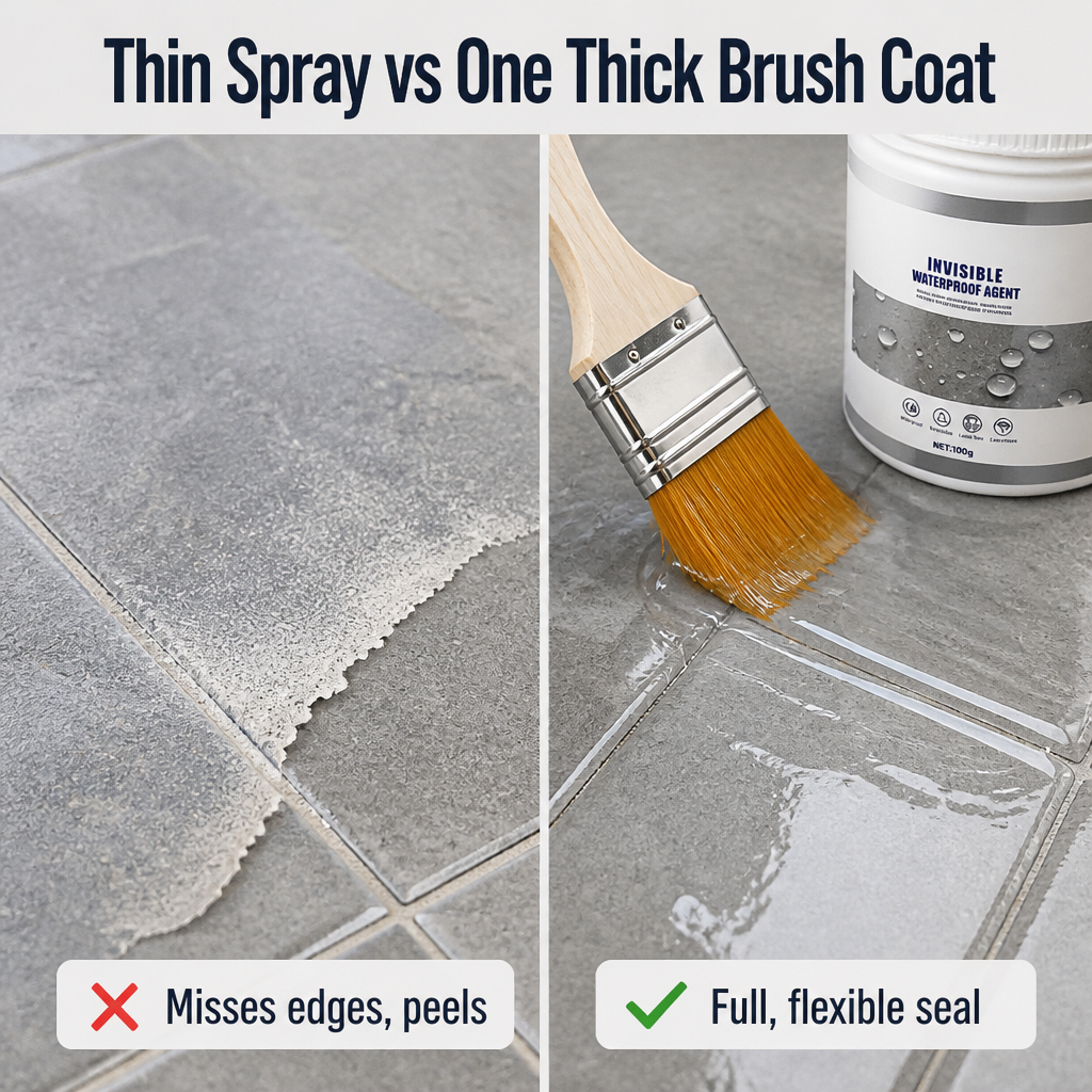 StormGuard™ — Brush On an Invisible Waterproof Seal That Won't Peel or Crack