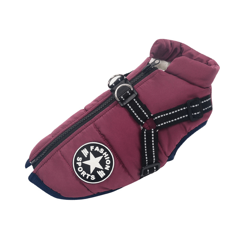 Ultimate Winter Coat for Dogs with Built-in Harness