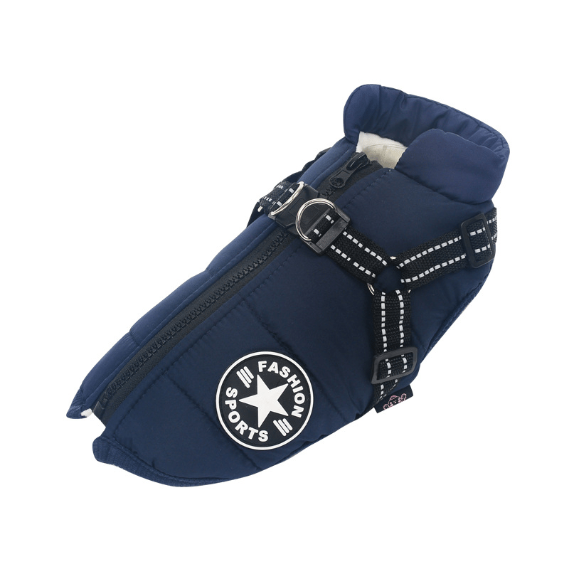 Ultimate Winter Coat for Dogs with Built-in Harness
