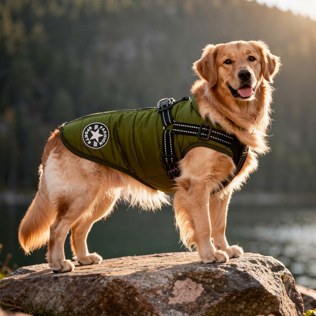Ultimate Winter Coat for Dogs with Built-in Harness