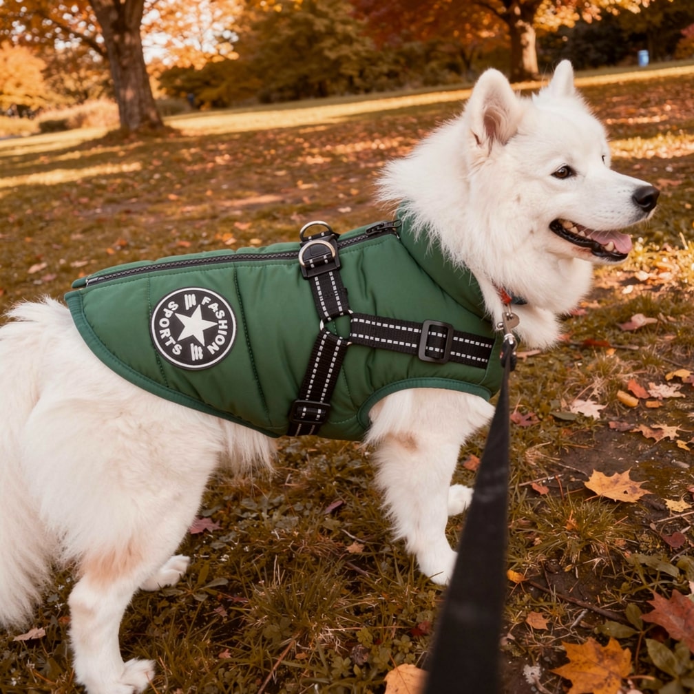 Ultimate Winter Coat for Dogs with Built-in Harness