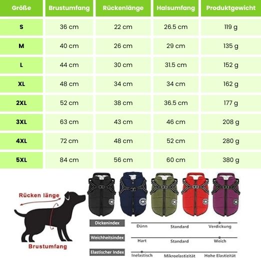 Ultimate Winter Coat for Dogs with Built-in Harness