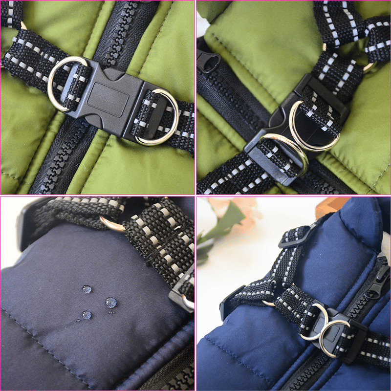 Ultimate Winter Coat for Dogs with Built-in Harness