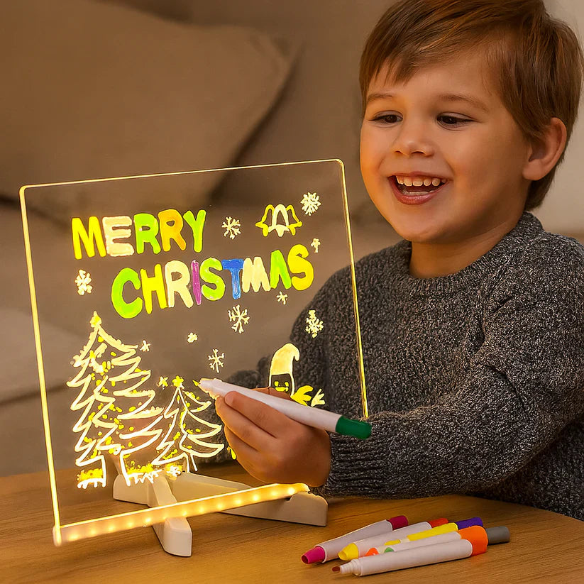 Vibrant LED Drawing Board & Writing Pad for Creative Minds