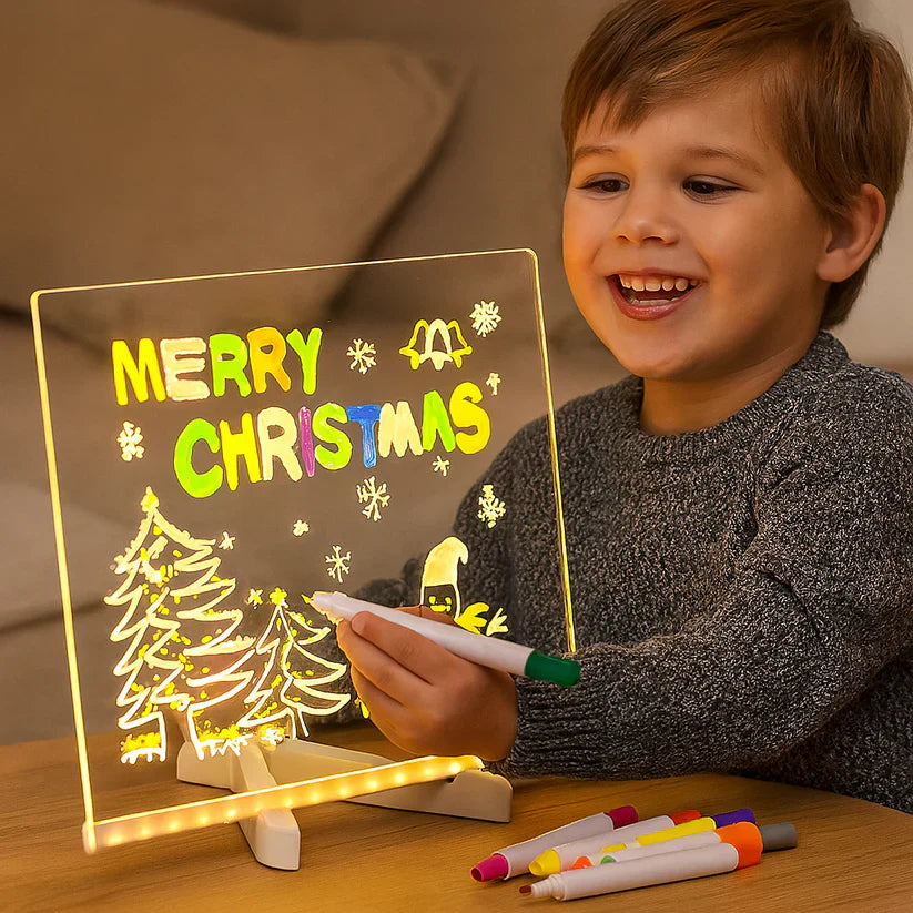 Illuminated Creativity Board | Write, Draw, and Plan