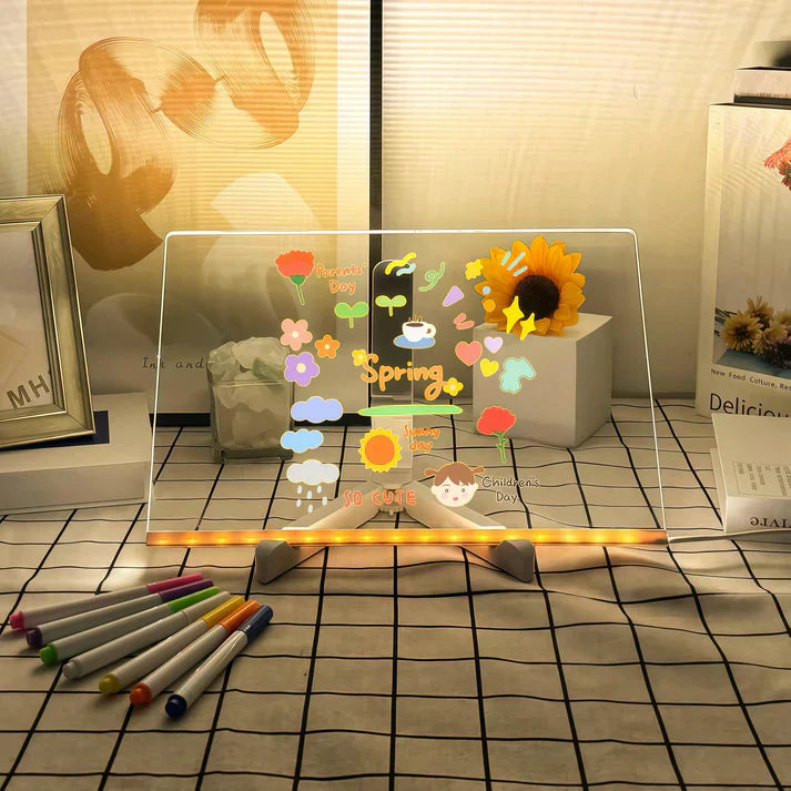 Vibrant LED Drawing Board & Writing Pad for Creative Minds
