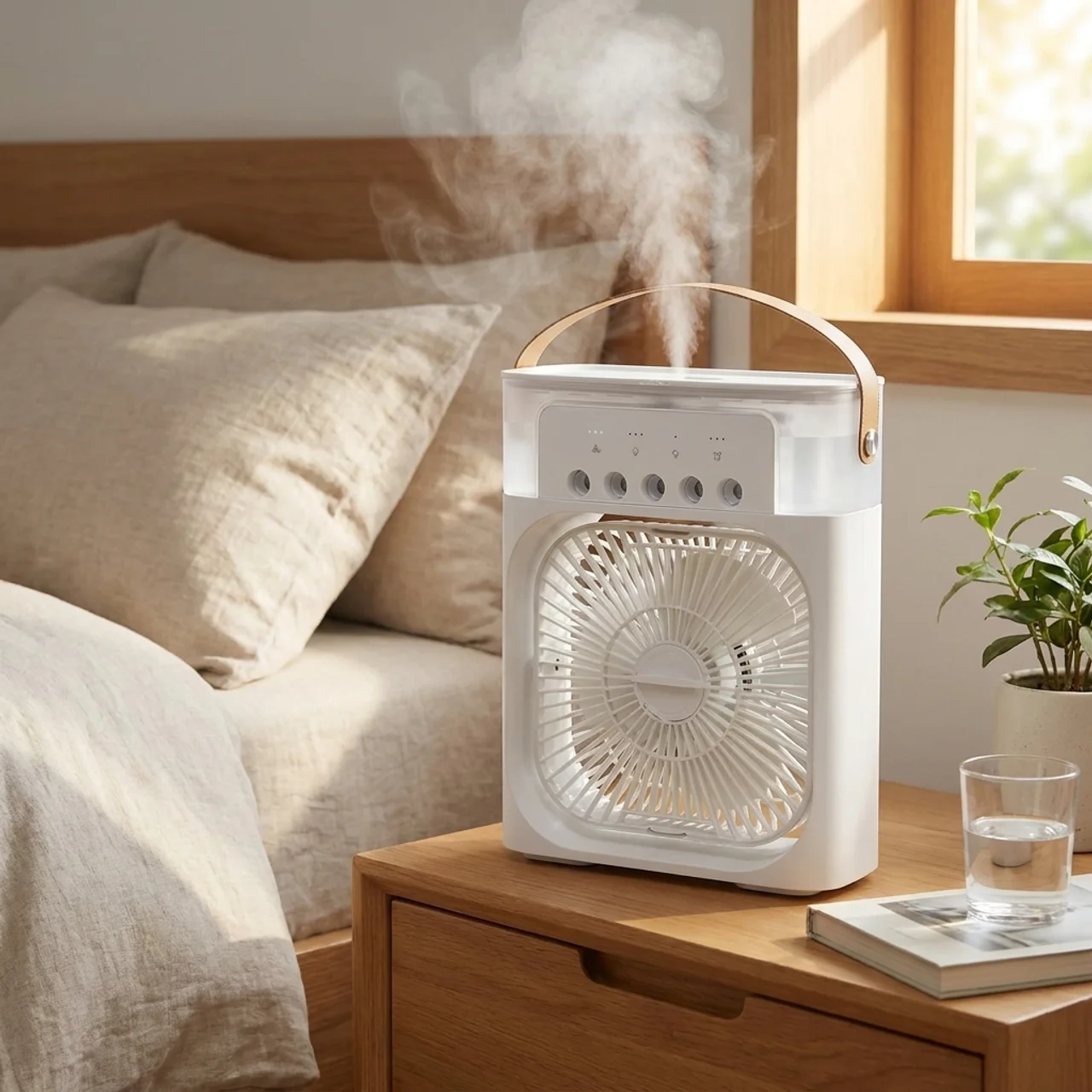 Compact 3-in-1 USB-Powered Personal Cooling System