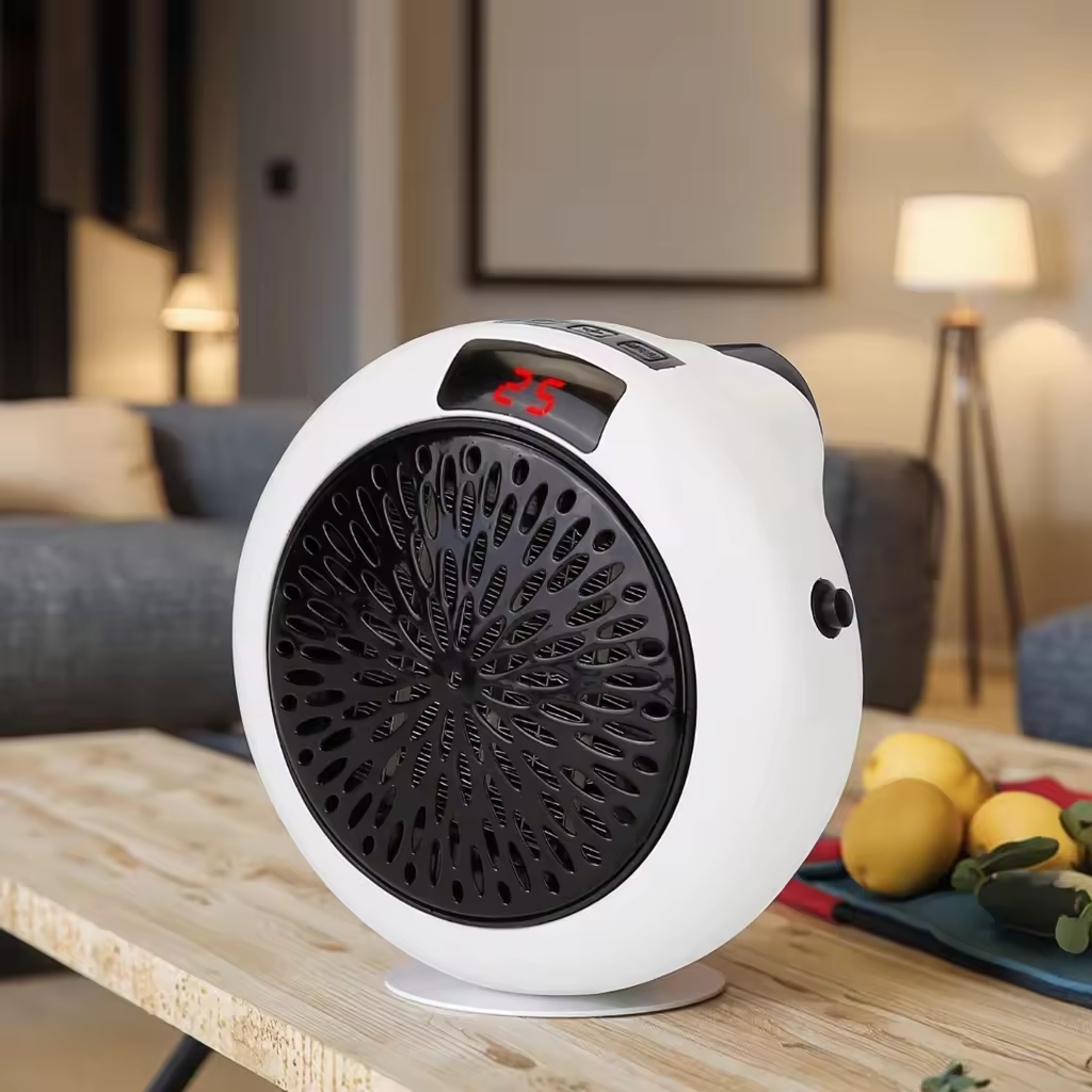 Compact 800W Indoor Heater with Remote Control for Versatile Use