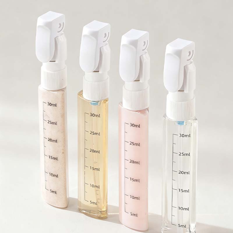 Compact Leak-Proof Dispenser Set – 4 Travel Bottles Included