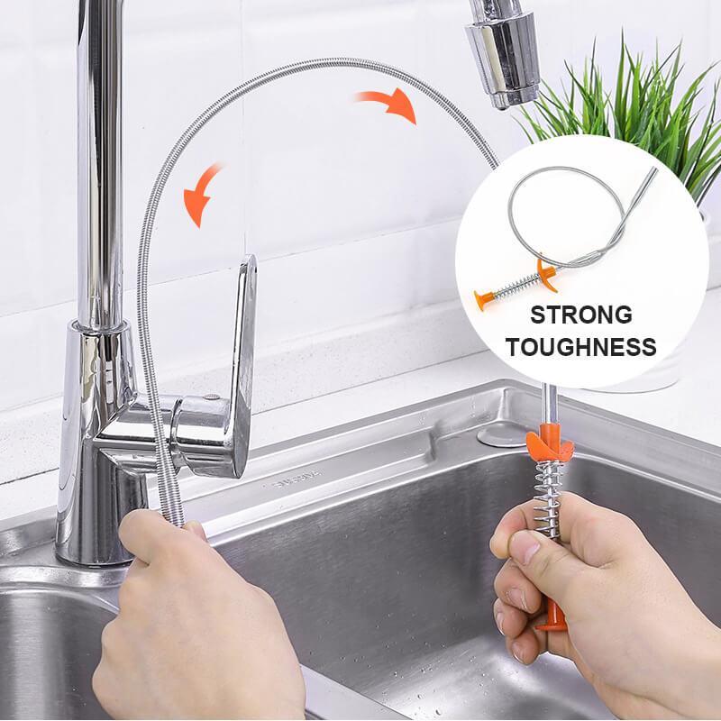 Stainless Steel Drain Cleaner Tool – Flexible Design