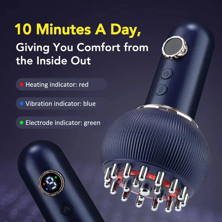 Multifunctional Massager – Infrared Heat, Vibration, Microcurrent & Red Light
