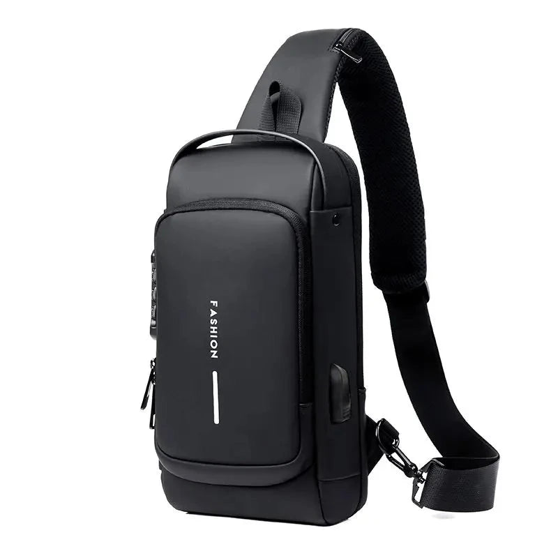 Crossbody Bag with Hidden Compartments for Theft Protection