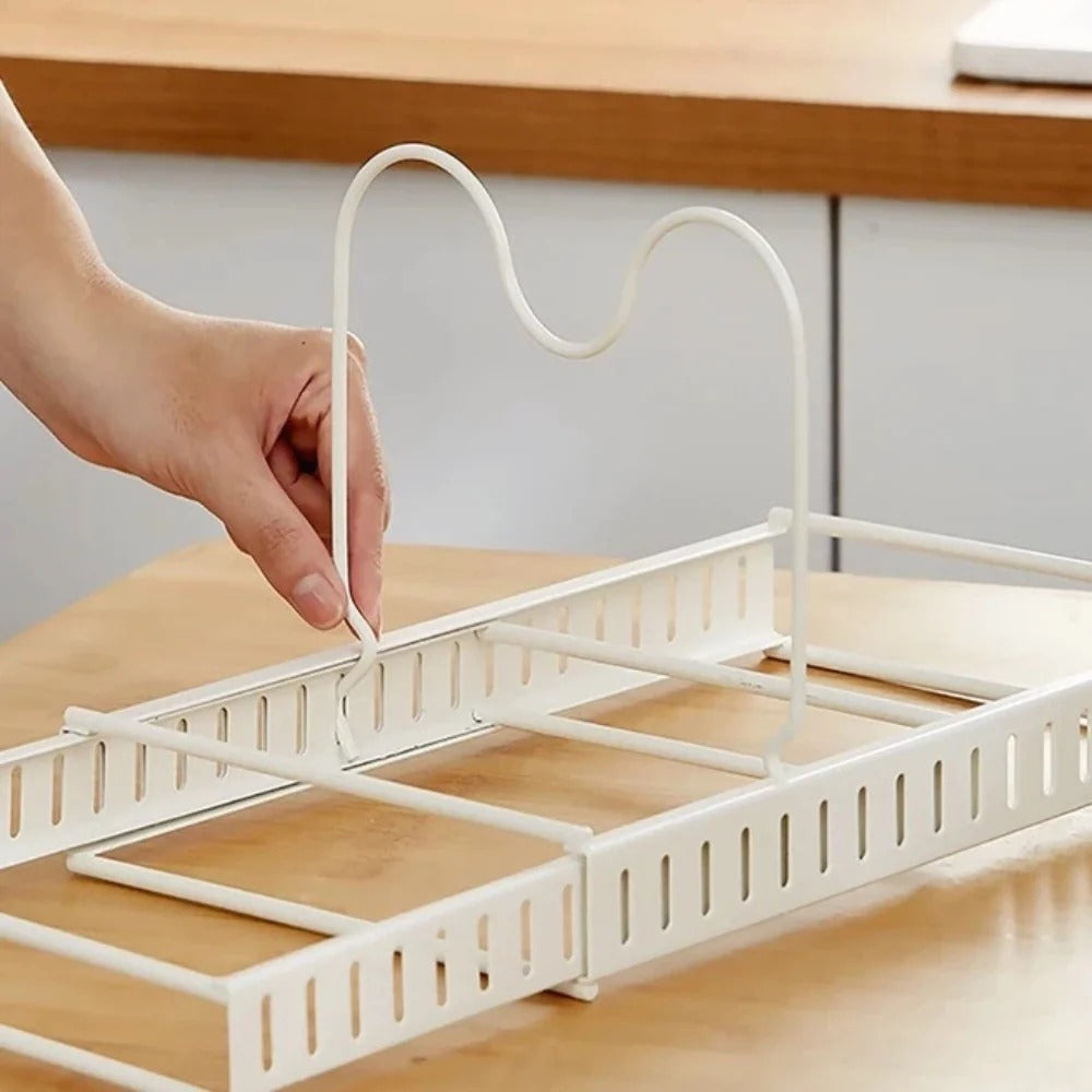 Efficient Pot Lid Holder, Space-Saving Kitchen Organizer
