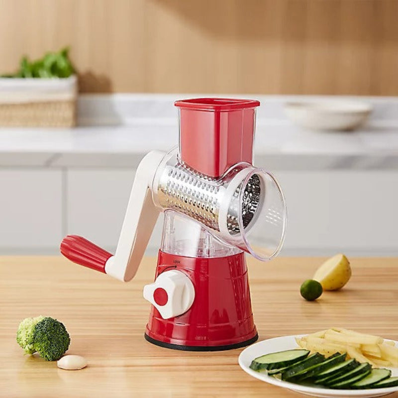 QuickPrep Pro Slicer – Effortless Drum Grater for Fast Meal Prep
