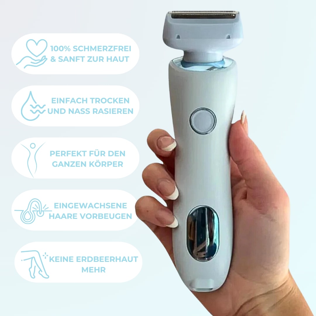 SilkenSmooth Women's Electric Trimmer for Delicate Areas