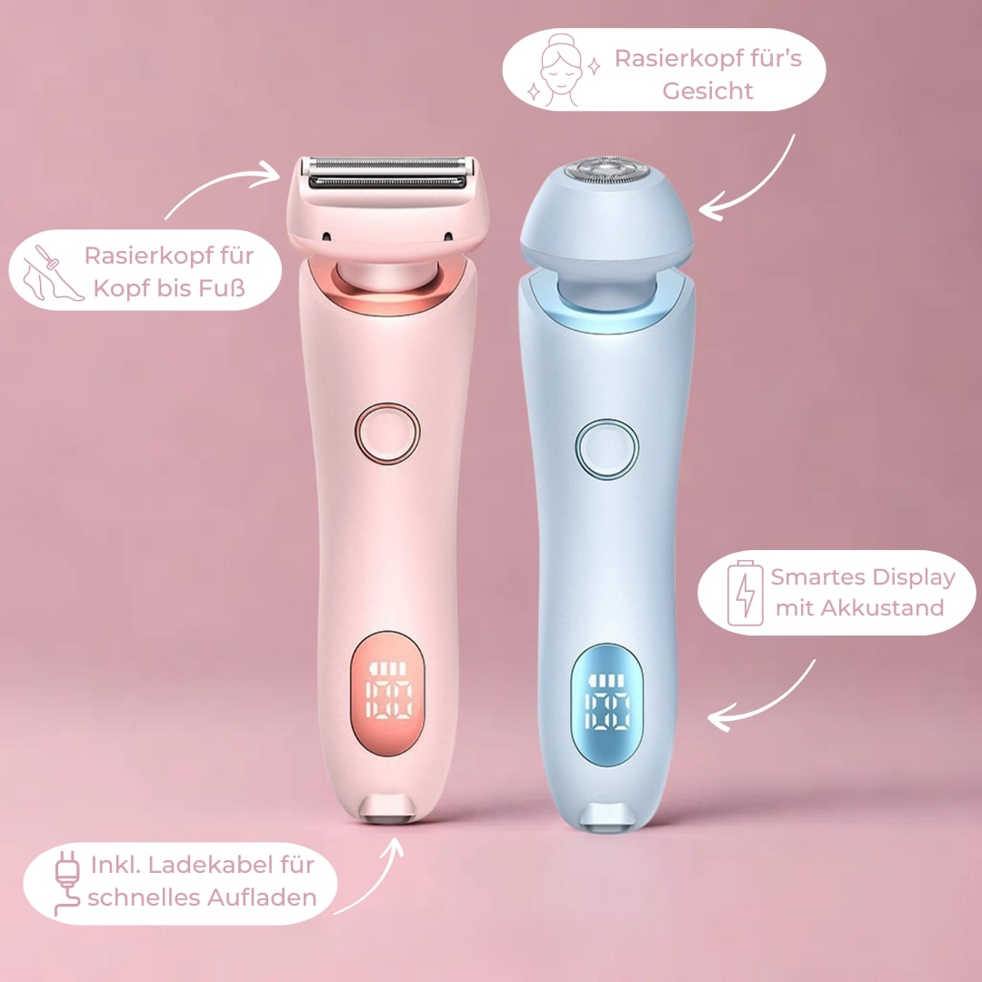 SilkenSmooth Women's Electric Trimmer for Delicate Areas