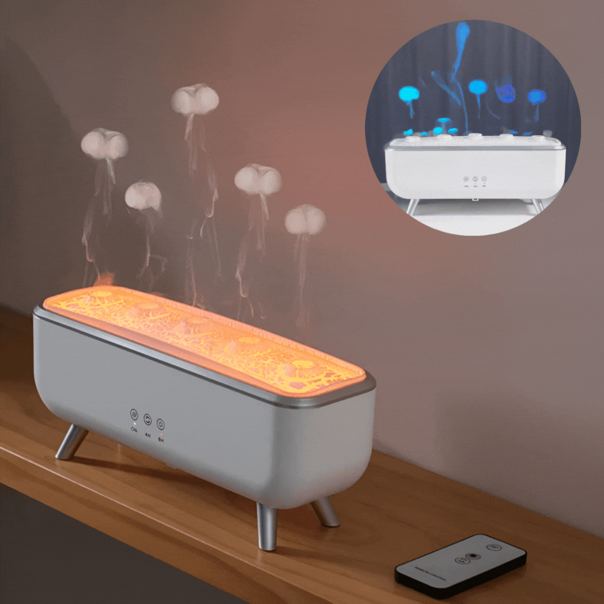 Serenity Mist Aromatherapy Diffuser with Remote Control