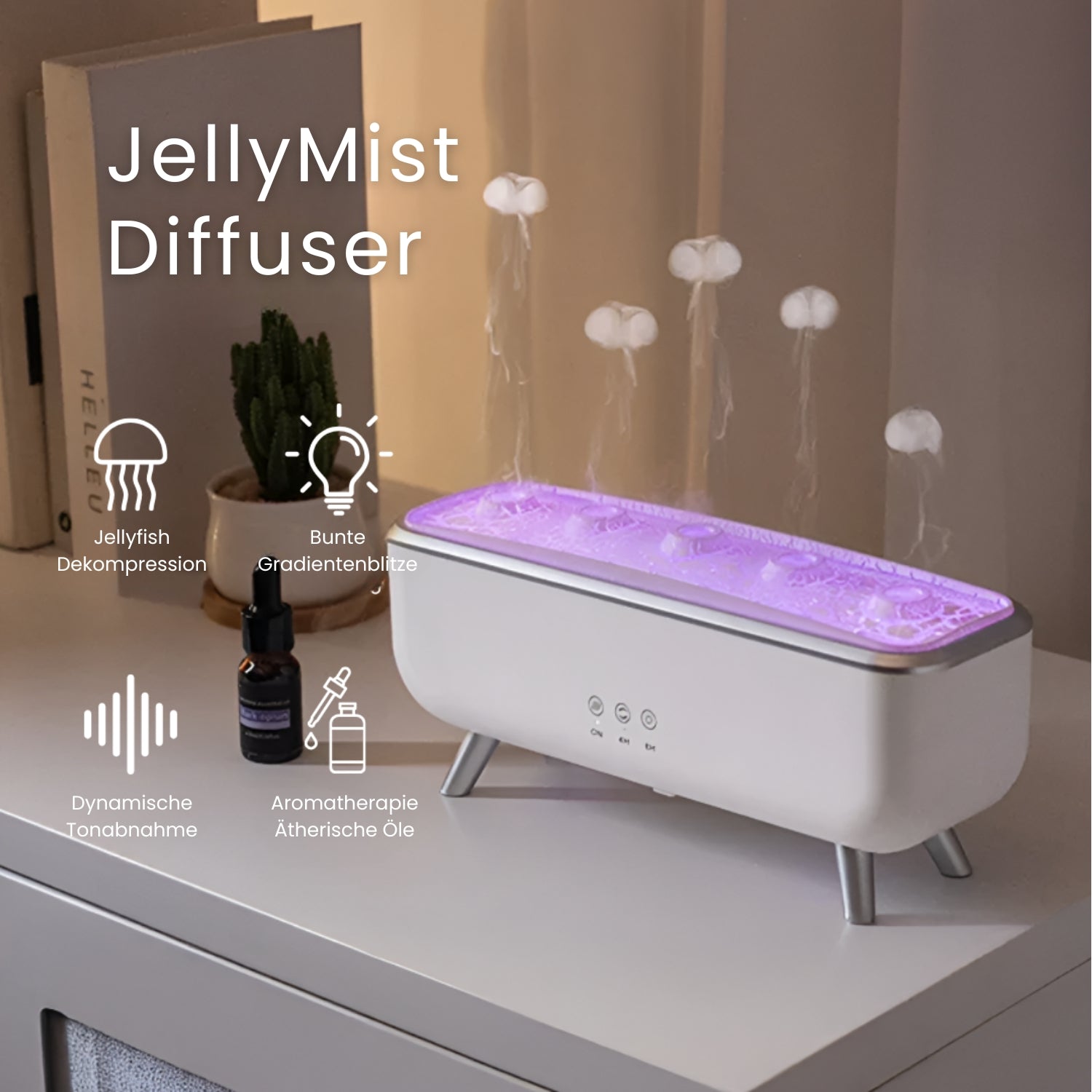 Serenity Mist Aromatherapy Diffuser with Remote Control
