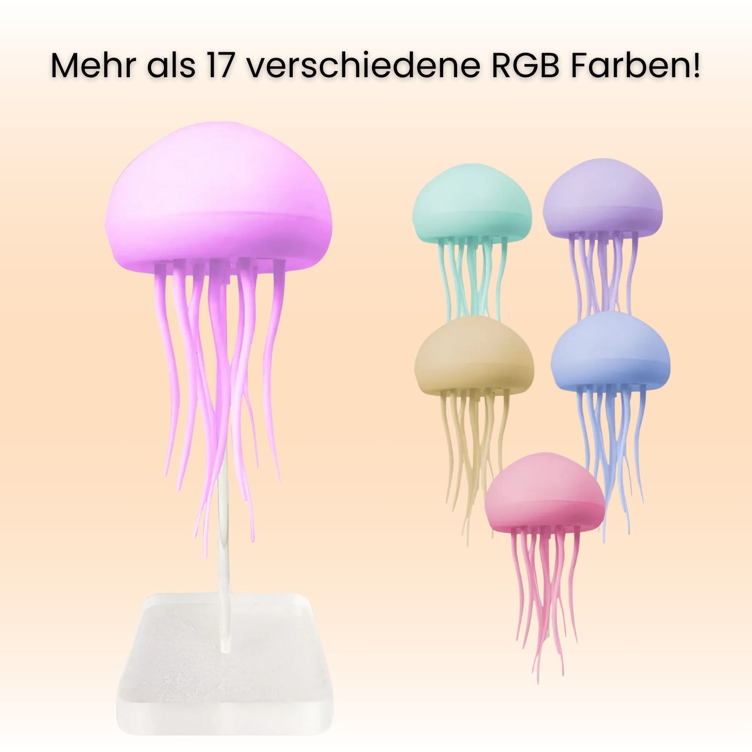 Ocean Glow Night Light | Table Lamp with Jellyfish Motion