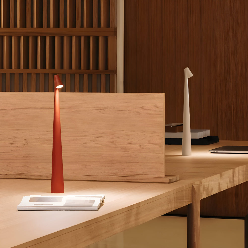 Wireless LED Table Lamp | Versatile Lighting for Home & Office | Modern Rechargeable Light | LumaGlow