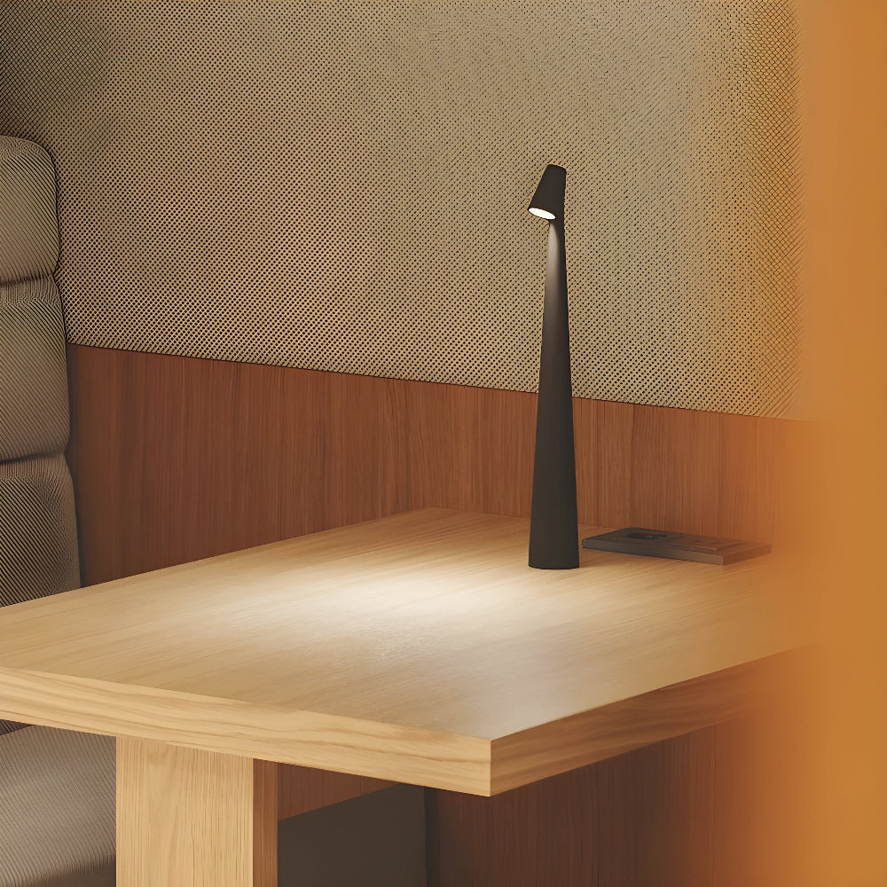 Wireless LED Table Lamp | Versatile Lighting for Home & Office | Modern Rechargeable Light | LumaGlow