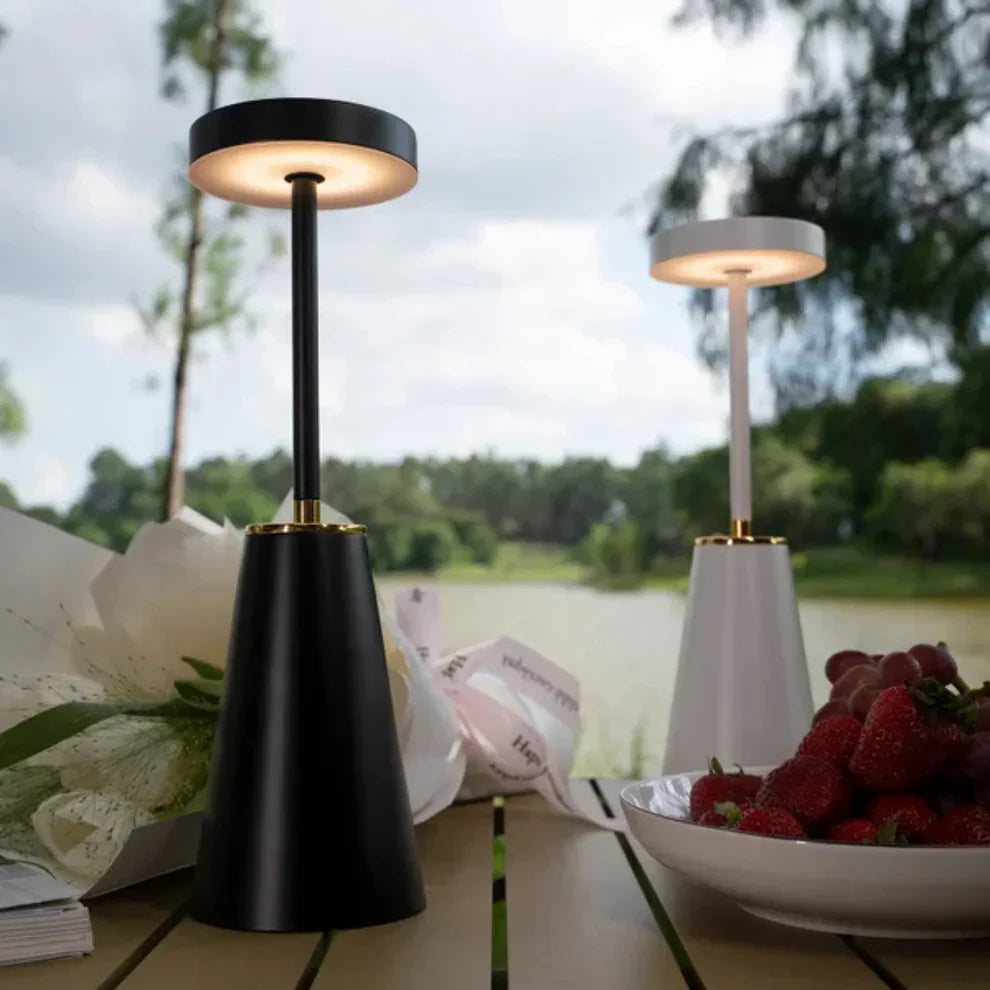 Wireless Touch-Control Table Lamp | Adjustable Brightness | Cozy Lighting for Any Space