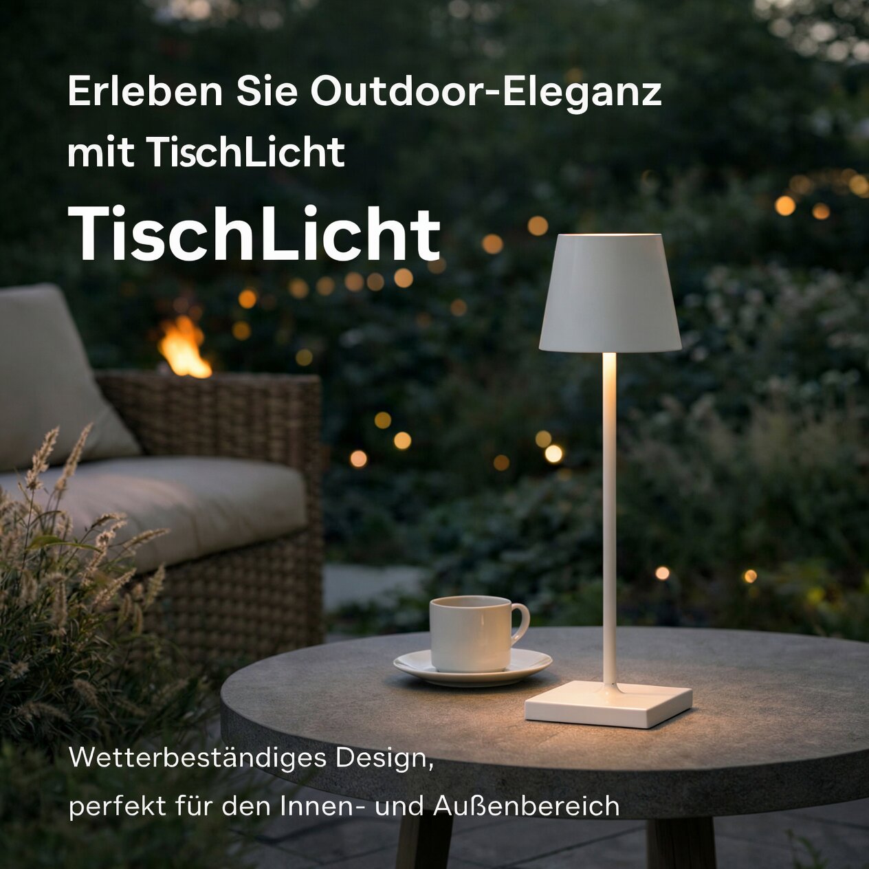 Cordless Table Lamp | Rechargeable Lighting Solution