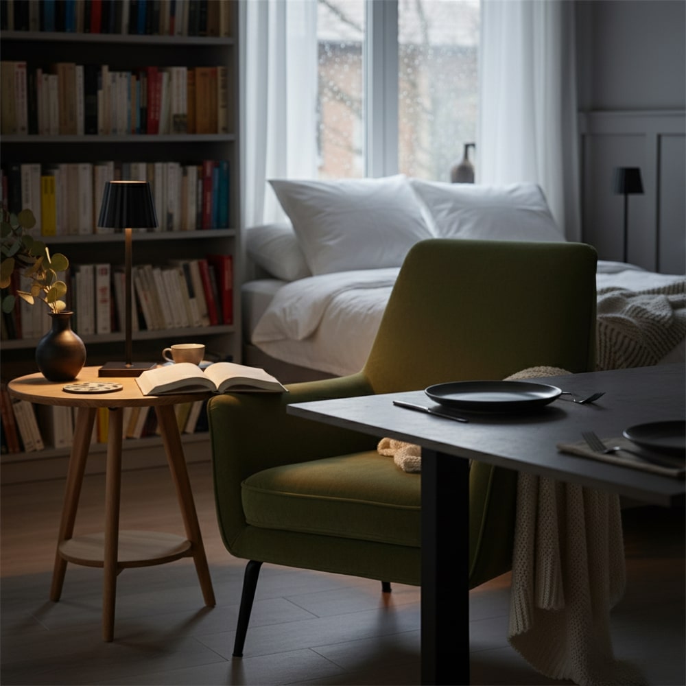 Portable Modern Lamp | Stylish Battery-Operated Lighting