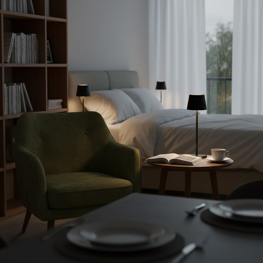 Cordless Elegant Table Lamp | Rechargeable Lighting for Home