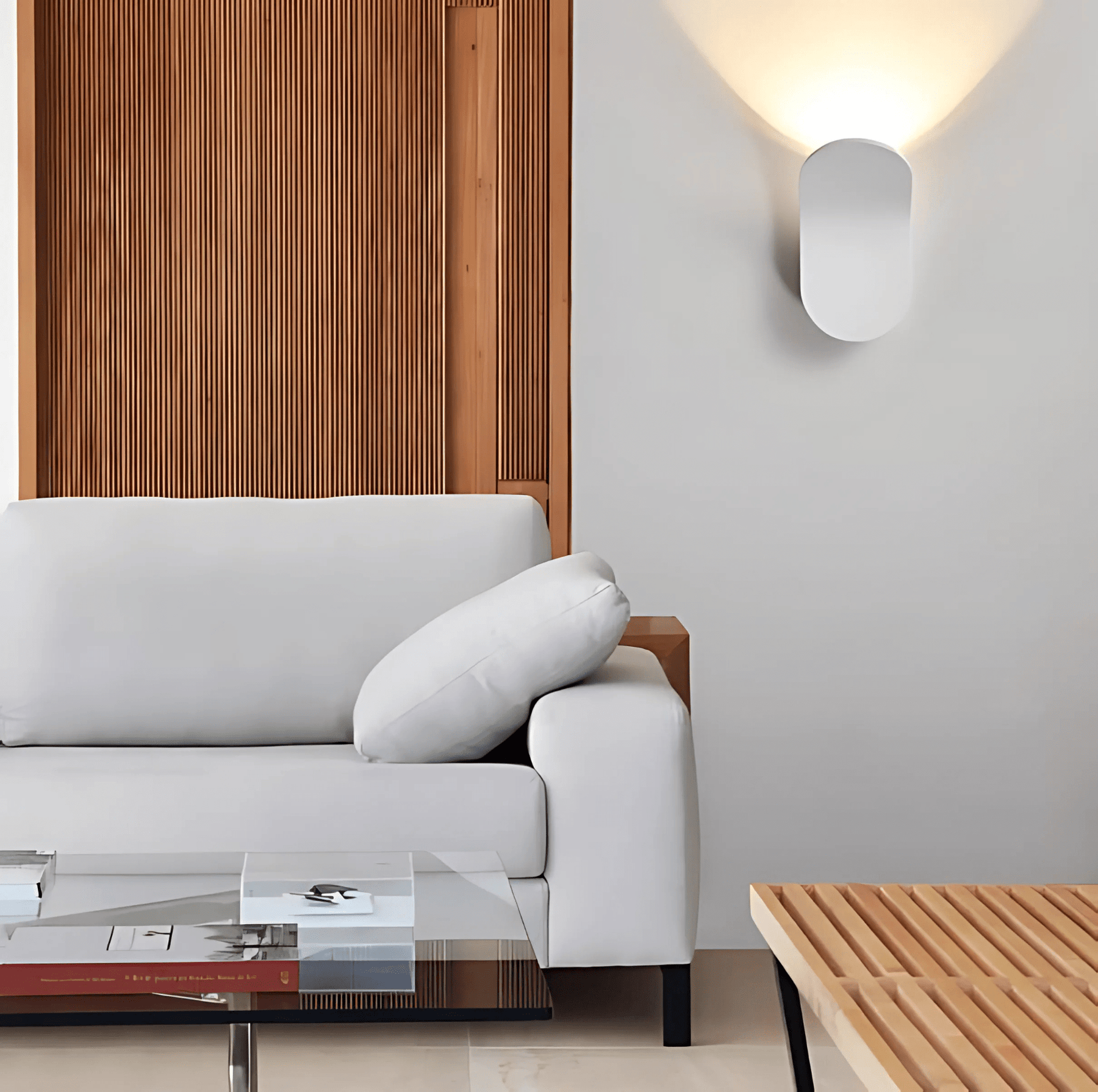 Sleek Brushed Aluminum Wall Lamp – Contemporary Elegance for Any Room