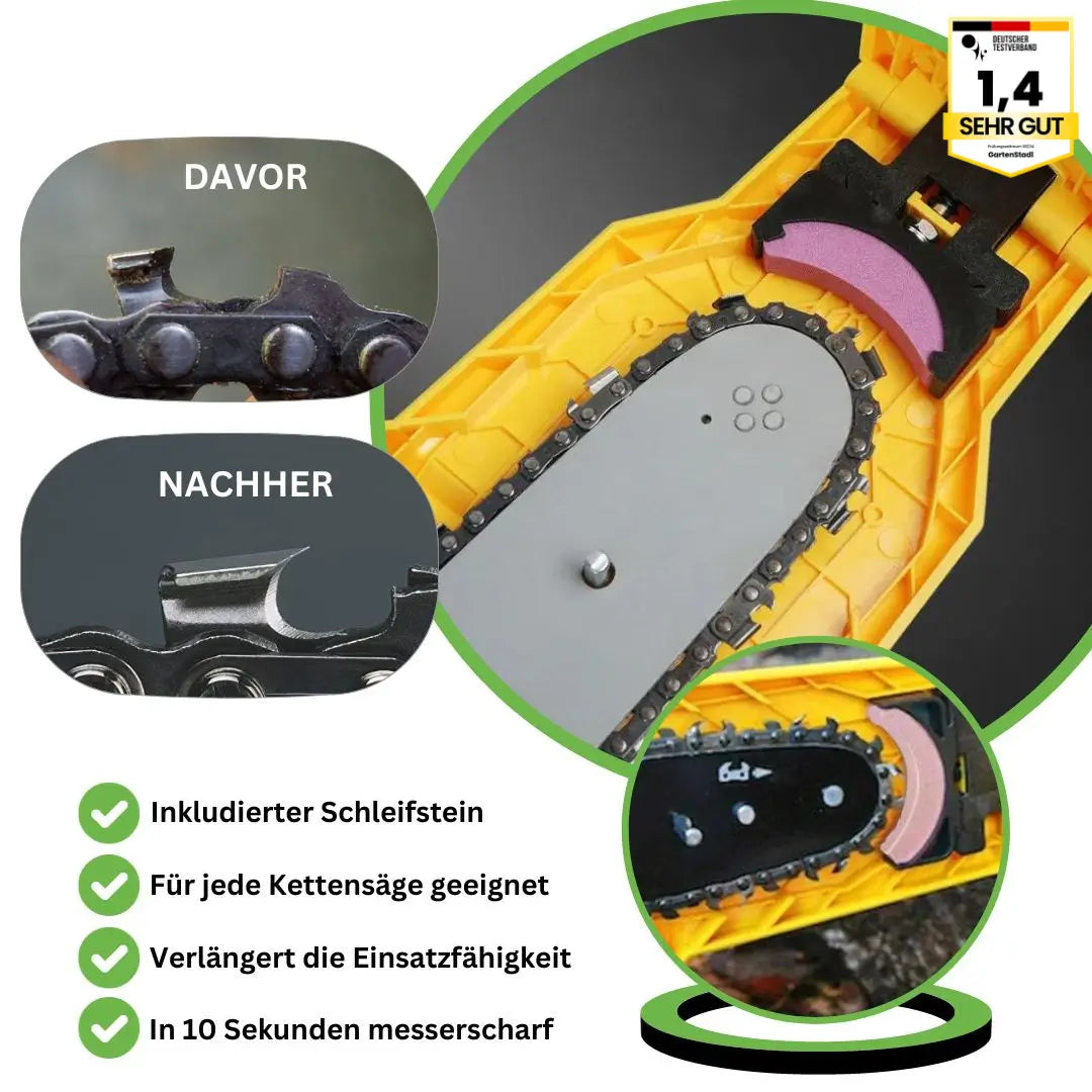 Precision Chain Sharpener for Chainsaws | Quick & Easy Maintenance