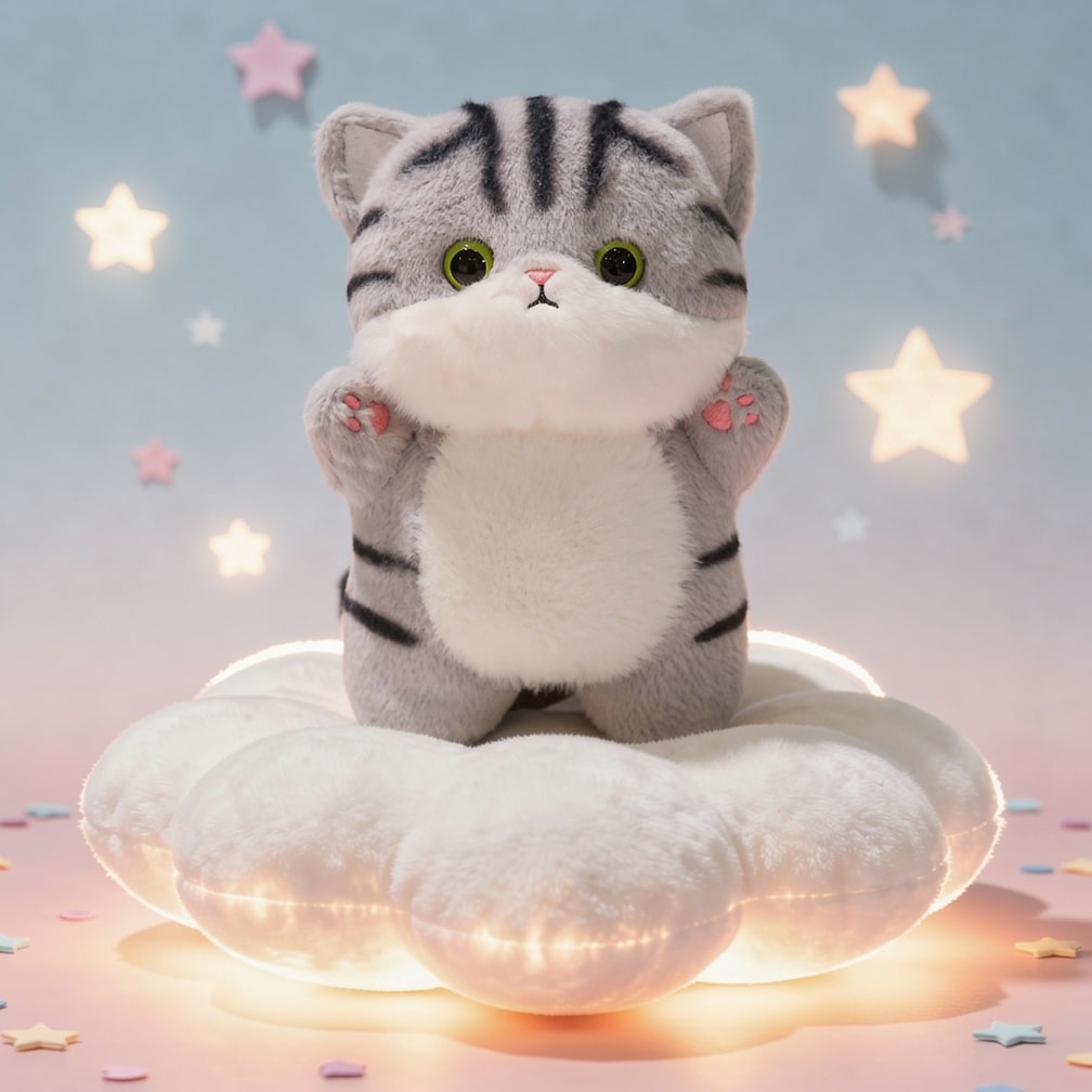 Cuddle Paws Plush Cat: Your Ideal Snuggle Buddy
