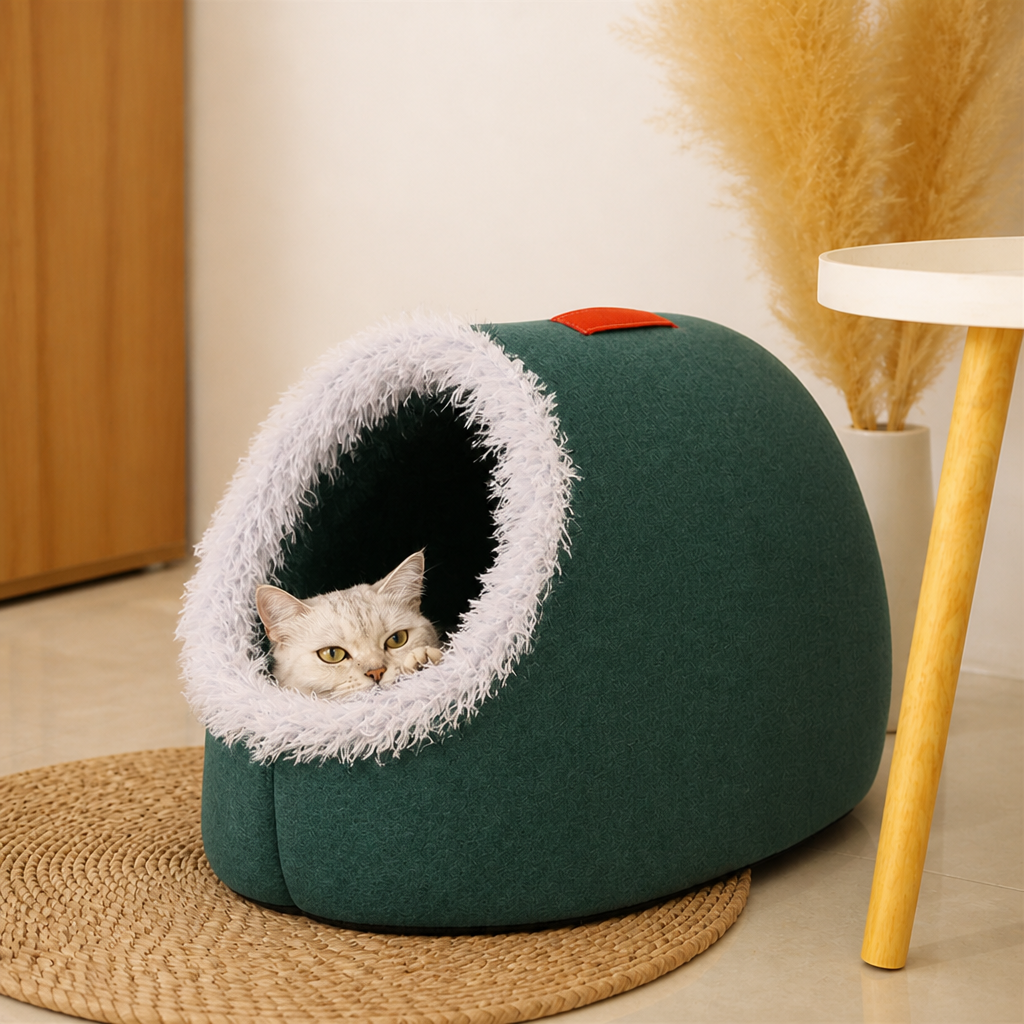 SnuggleNest™ — Your Pet’s Cozy Hideaway That Melts Winter’s Chill Away