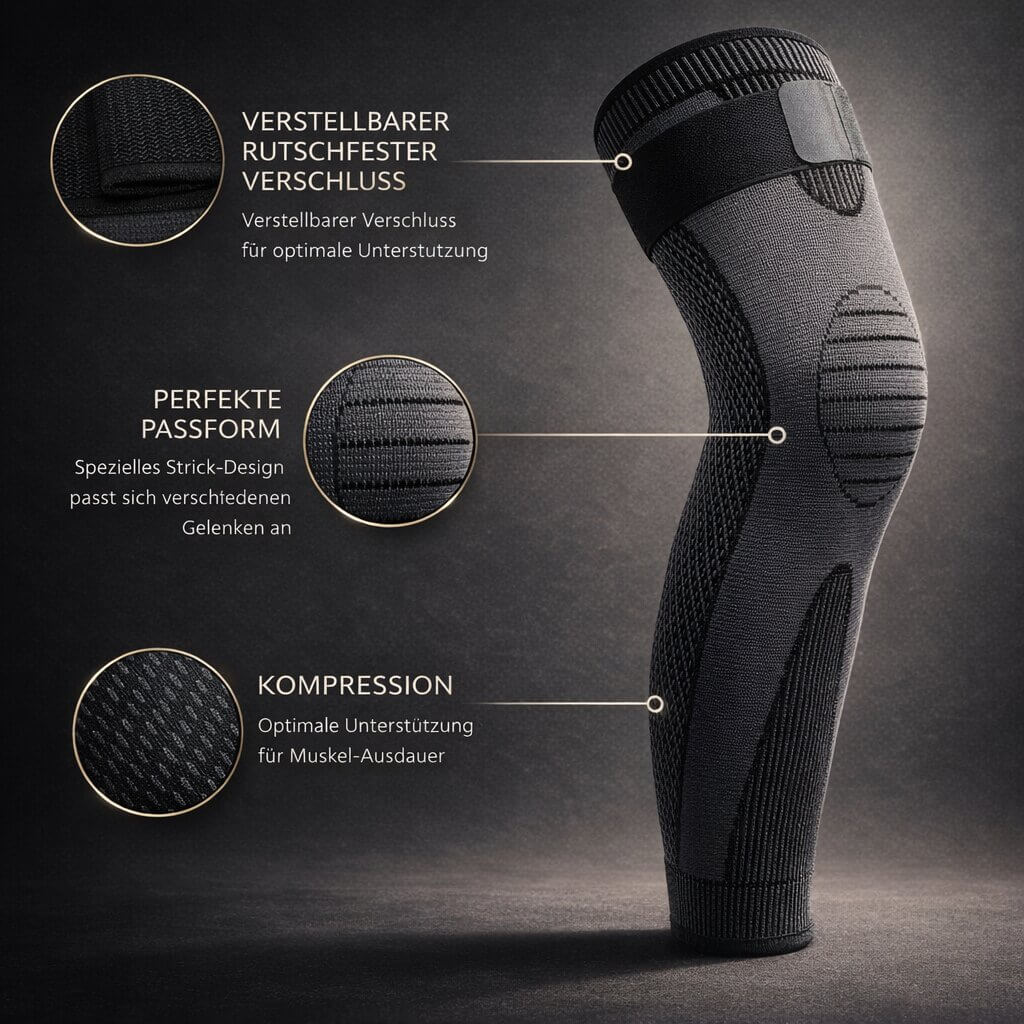 Dynamic Knee Support Sleeve | Ideal for Sports and Daily Use