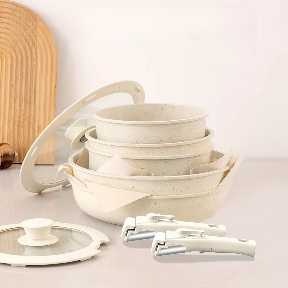 Ultimate 17-Piece Induction Cookware Set with Ceramic Finish