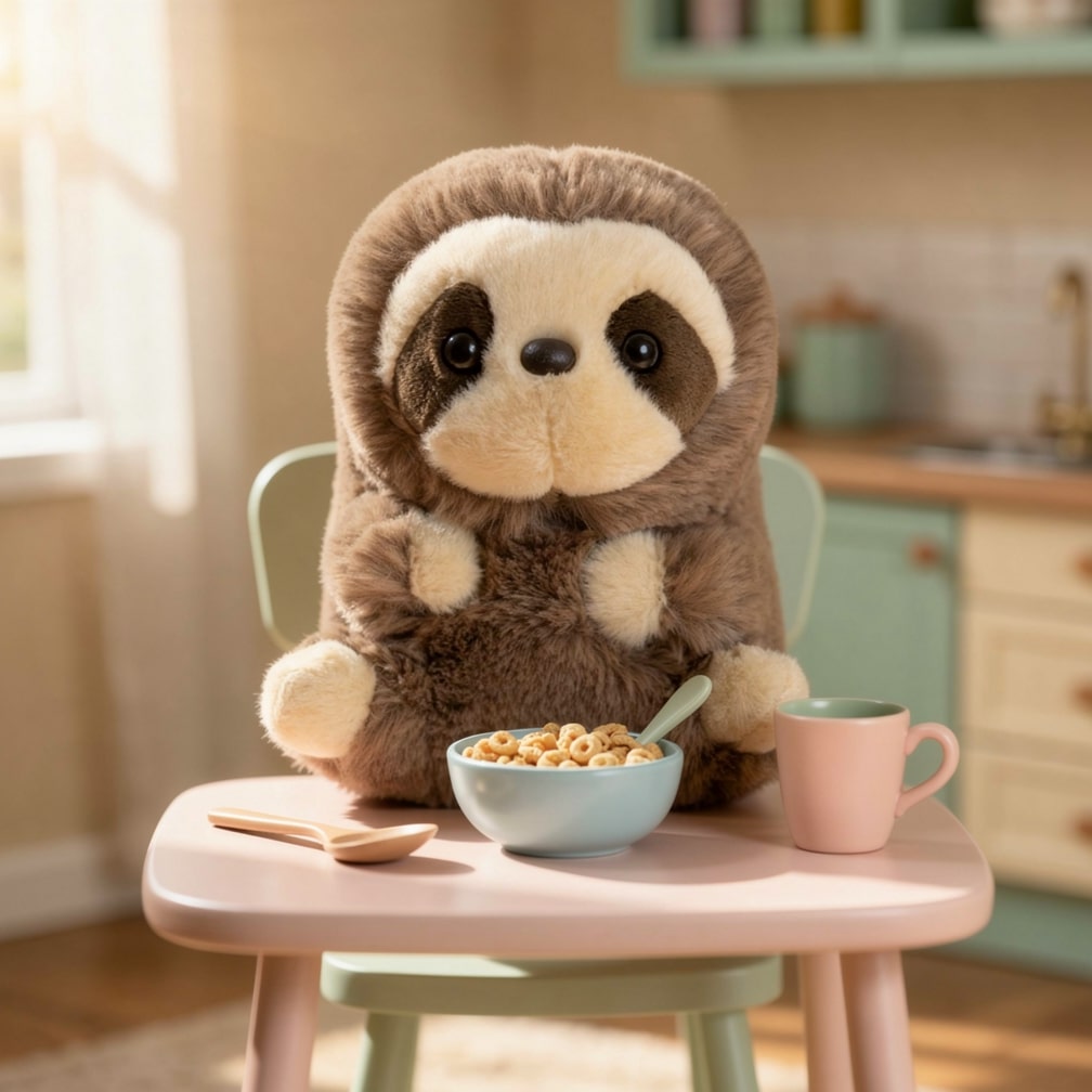 Cuddle Companion for Babies | Adorable Mini Sloth Plush Toy