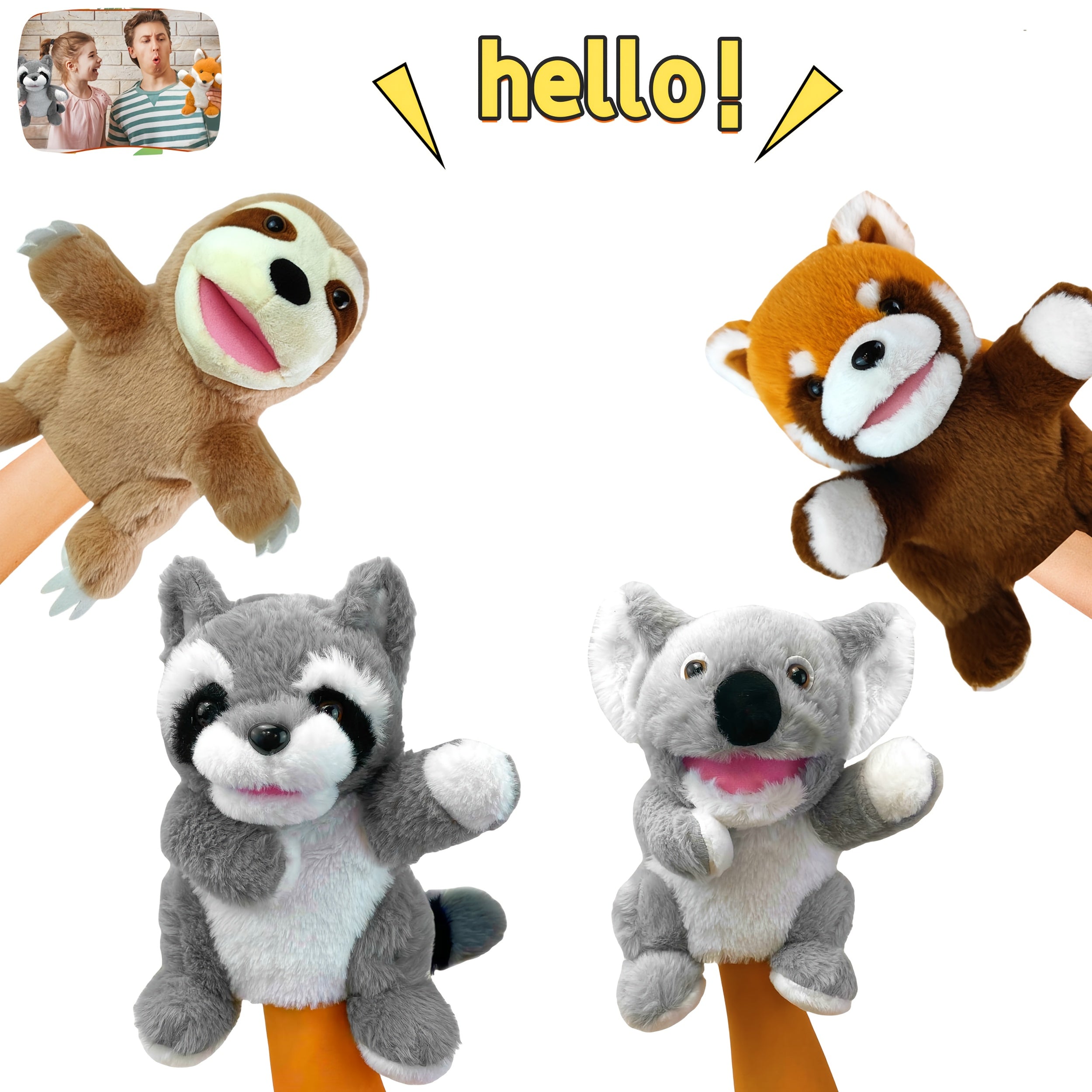 Interactive Plush Puppet for Engaging Playtime Fun