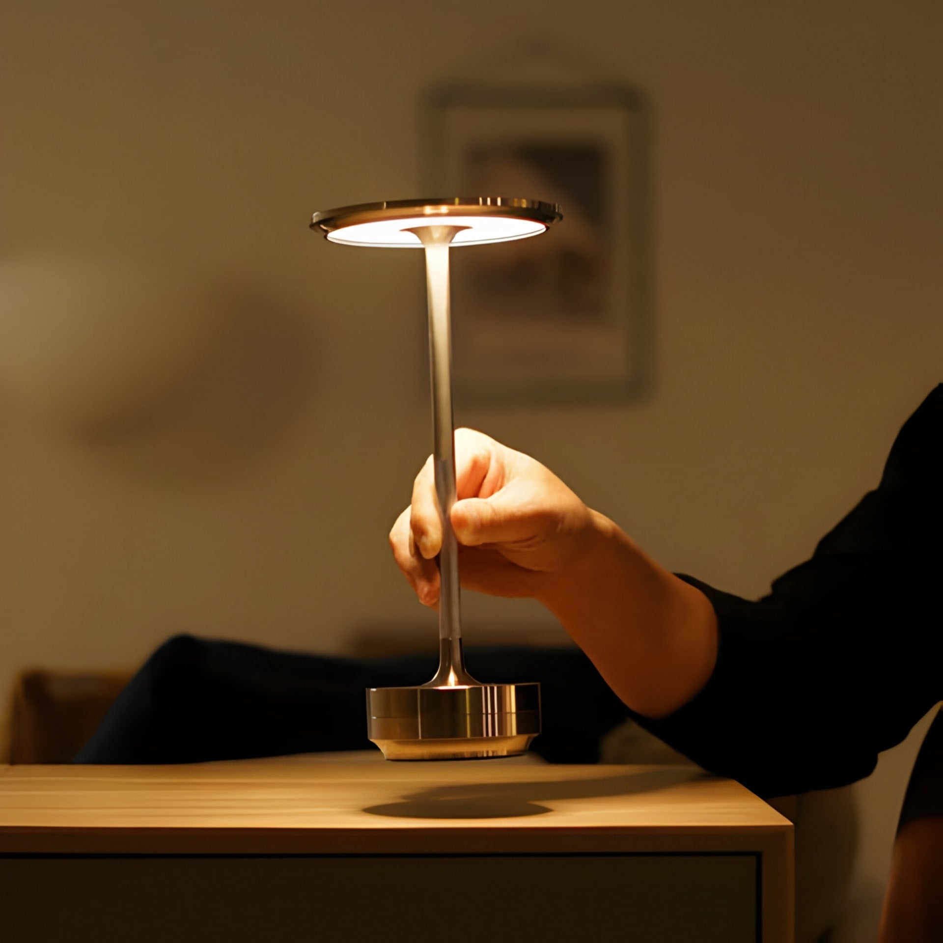 Portable Rechargeable LED Lamp for Stylish Spaces